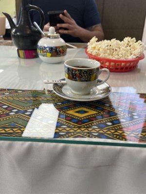 Their amazing traditional coffee ( definitely should order)