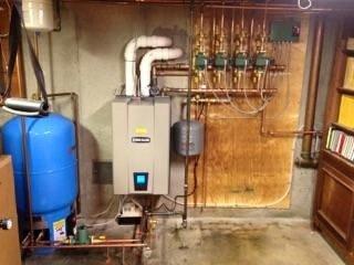 High Efficiency Boiler install