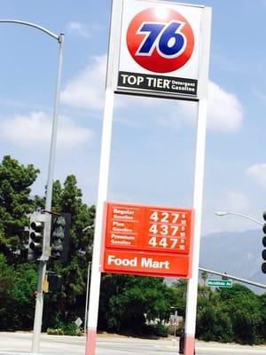 Yowser... When did gas get up to 4.47?