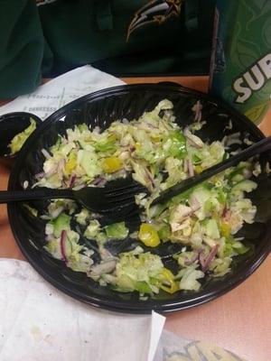 Subway salad