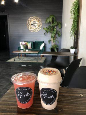 The Daily Spot:  Rainbow Colada Energy Tea & Fruity Pebbles Protein Shake (19 Sep 2021)