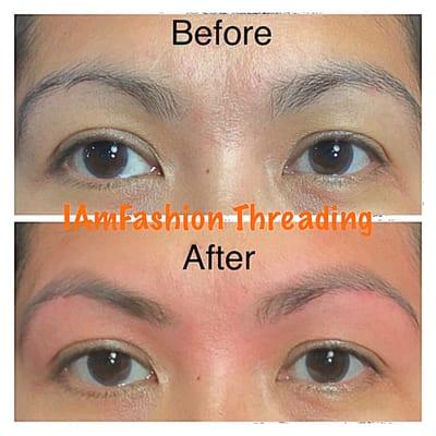 Eyebrow threading at Unique =)