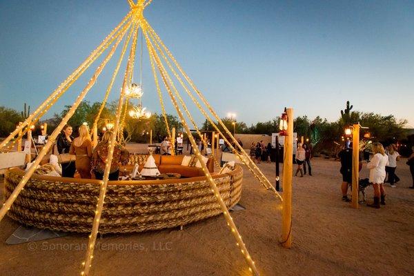 Add a teepee to your next desert event