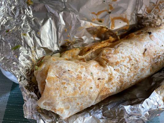 Fried Chicken Burrito