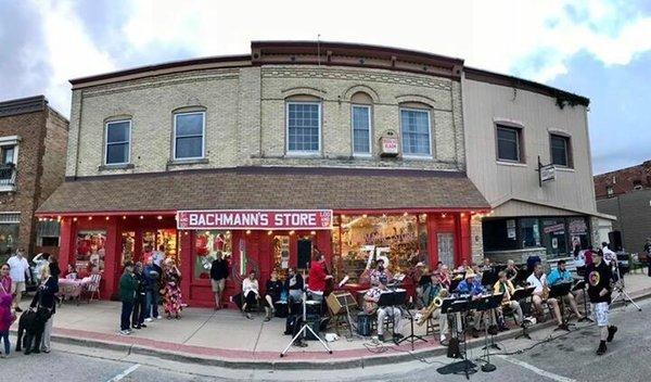 A view of the store during Bachmann's 75th Birthday Celebration.