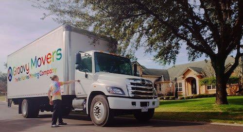 Groovy Movers is a full-service moving company offering cleaning and packing services, based in Austin