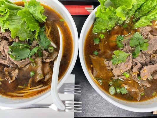 Thai noodle soup beef