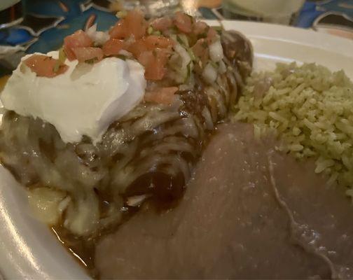 Chicken Mole Enchiladas