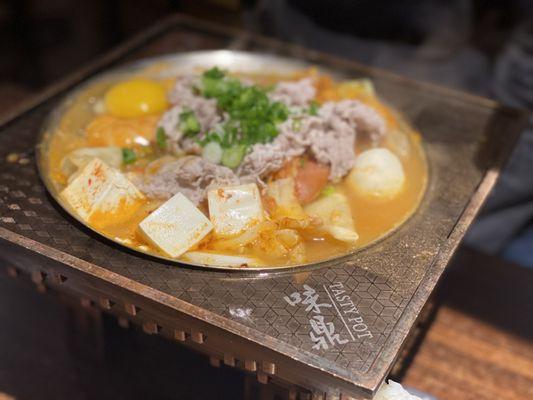 Kimchi Dumpling Hot Soup