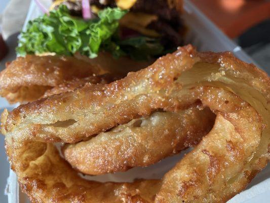 Huge onion rings