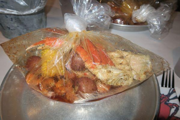 D. 1 lb. Snow Crab and 1/2 lb. Shrimp Combo