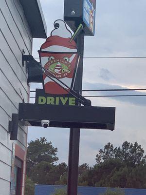 drive thru sign