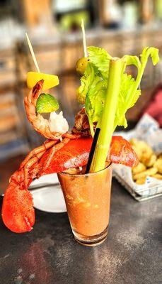 Lobster Bloody Mary.   A Must Try!