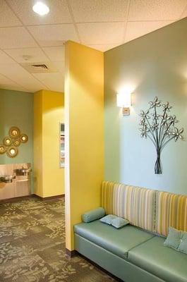 Waiting area at dental clinic Magic Smiles Dental Mesa AZ