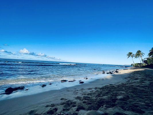 Early morning at Baby Beach