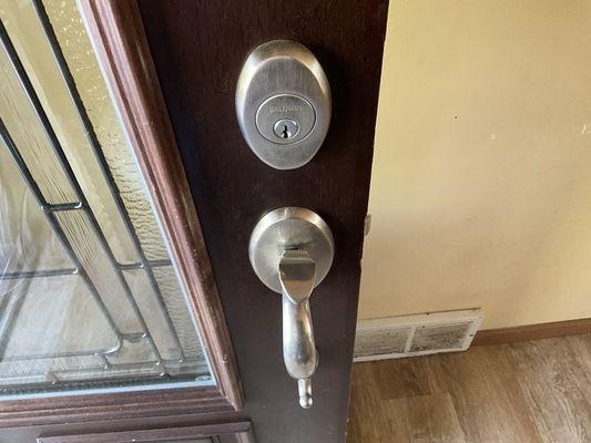 Front door lock needing fixed/replaced