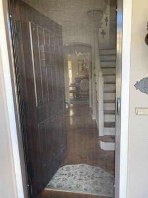 Sliding screen door