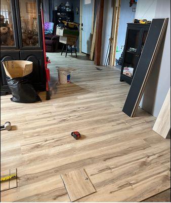 Flooring installation