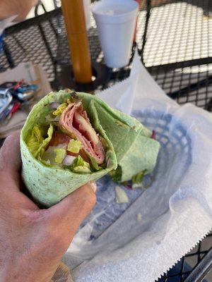 Italian wrap.  It is good and a clean place to be. This will stay on my radar to come back to.