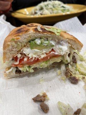 Carnes asada torta