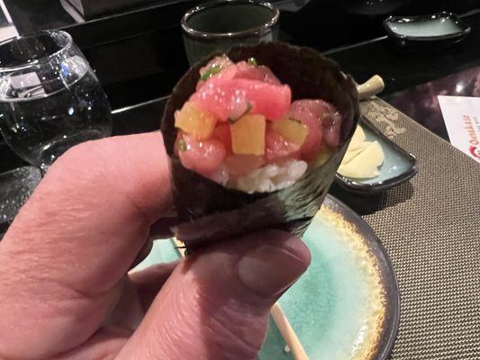 Toro hand roll.