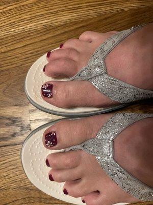 Check out this toe design