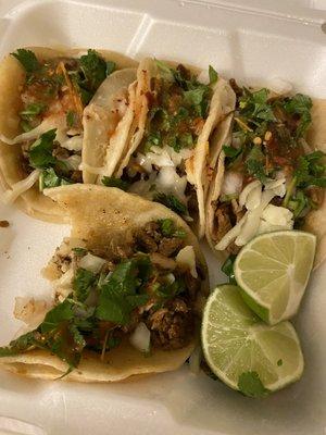 Asada tacos.. taco Tuesday $1 tacos