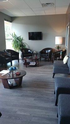 Lobby at new location for Omaha Integrative Care