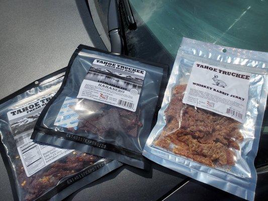 Hot, Habanero & Whiskey Rabbit Jerky