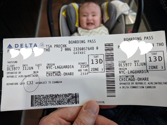 Hey TSA, where on this boarding pass does it state "infant"??? Nowhere! Thanks for wasting the time of a mom flying solo with an infant!