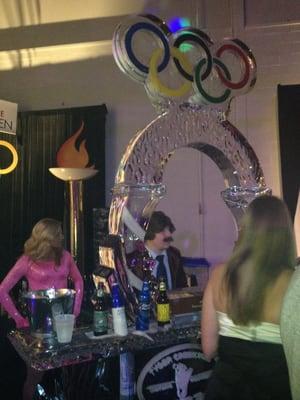 Best Bars Olympics theme booth