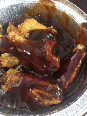 BBQ chicken wings