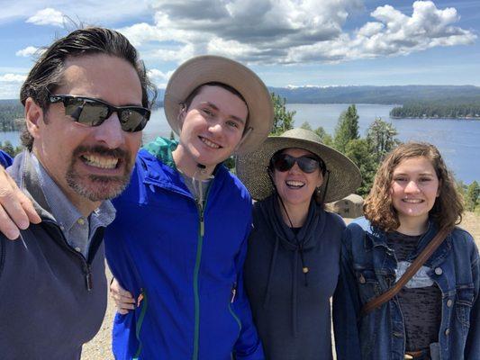 Drs. Griffith and Hamlet with family in McCall.