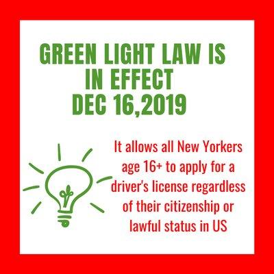 Green light law is in effect!