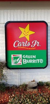 Carls jr / green burrito