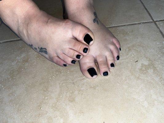 My gel pedicure