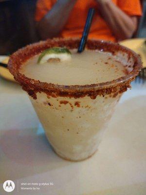 Margarita with tajin and lime salt 06/15/2022