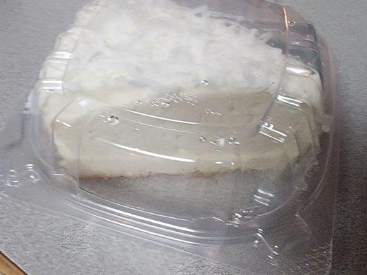 Coconut cake was wonderful...you get more cake than icing.