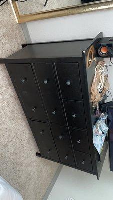 Damaged dresser