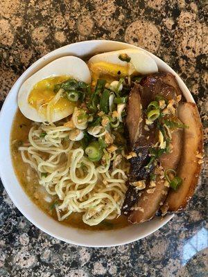 Garlic Bomb with porky miso, and extra chashu.