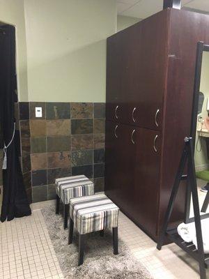 Women's locker room