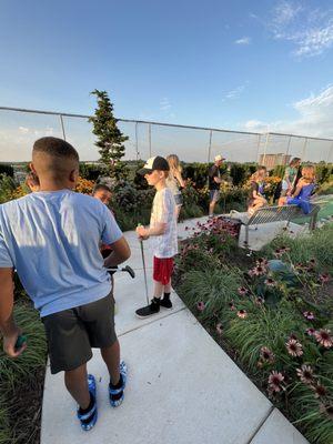 Terrible experience.  Backup of people on every hole because they let a whole kid's baseball team out at once.