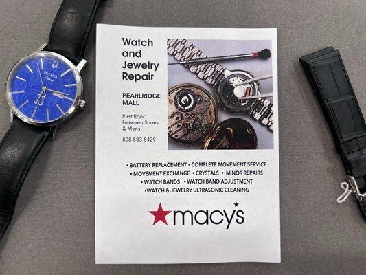 Macy's Watch and Jewelry Repair