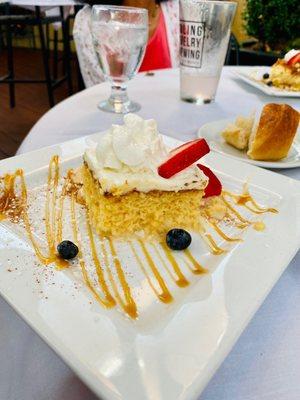 Tres leches - the dessert standout