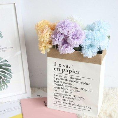 Reusable Durable Kraft Paper Bags Used For Flowers, Storage, Home Decor Ideas