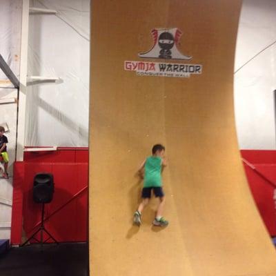 The big warped wall is BIG. Looks so much smaller on TV.