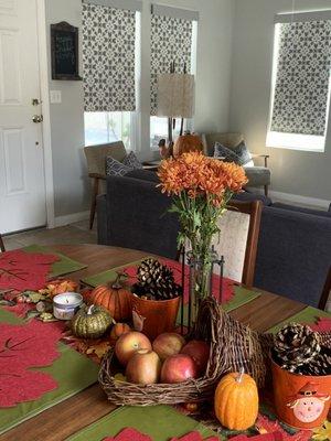 Cornucopia Thanksgiving Table