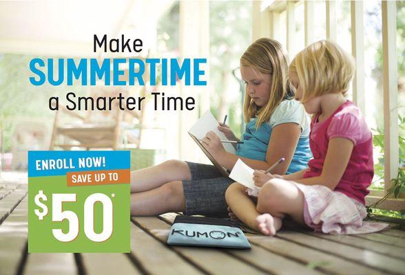 Make summer time a SMARTER time! Enroll your child in our Math and Reading programs this summer!