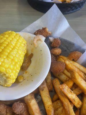 Fried Shrimp and Corn