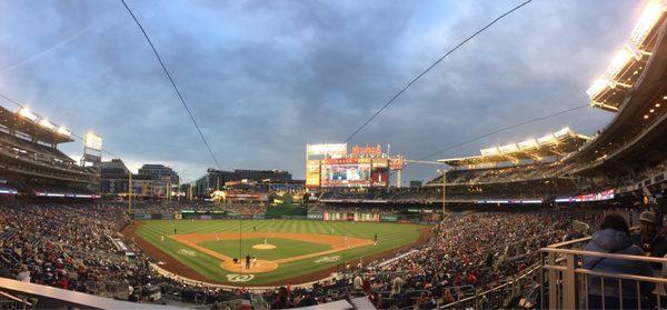 View leaving the Diamond Club